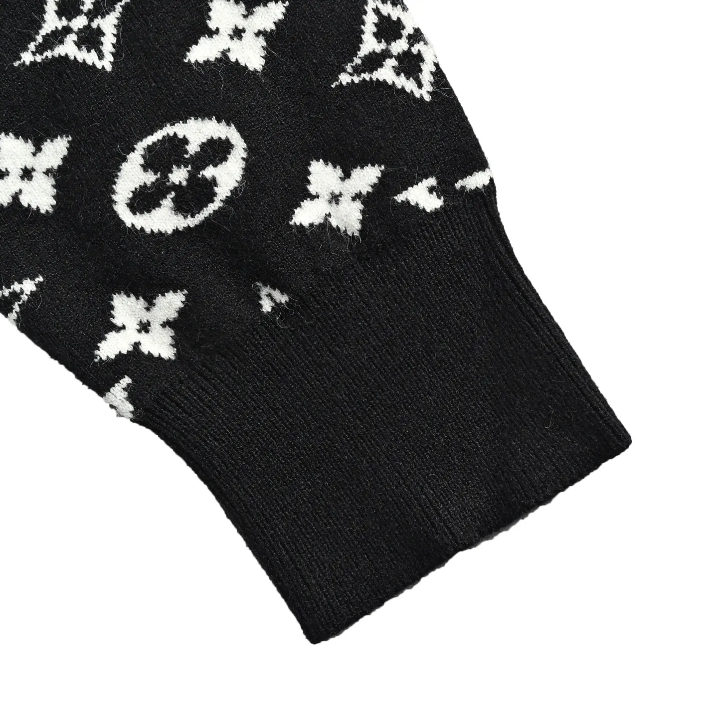Louis Vuitton/Louis Vuitton all-over printed jacquard sweater